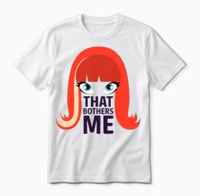 Coco Peru: That Bothers Me - Logo Unisex T-Shirt - White