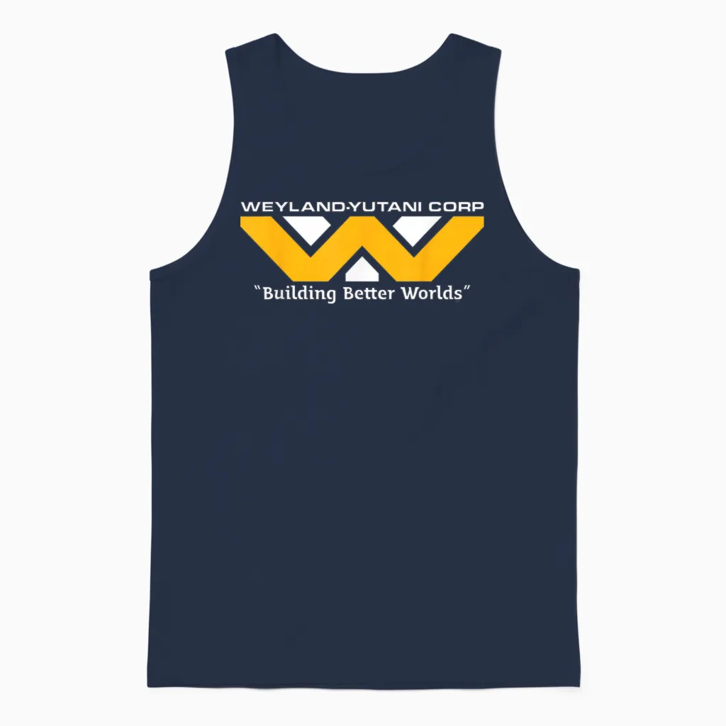 Alien: Earth Fx Series Weyland-Yutani Corp Logo Official Unisex Tank Top in Navy