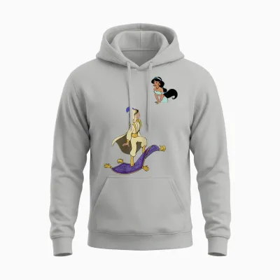 T-Shirt Graphique Disney Aladdin Jasmine Unisex Hoodie - Ash
