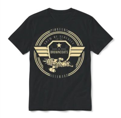 Crew of Serenity Firefly Unisex T-Shirt - Black