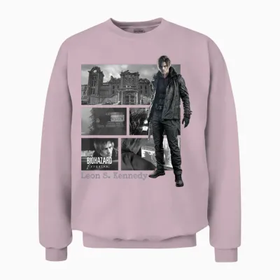Resident Evil Requiem Leon Fp Unisex Sweatshirt - Light Pink