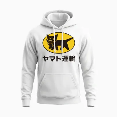 Yamato Transport Unisex Hoodie - White