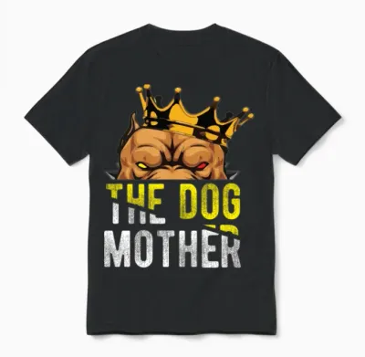 Puppy the Dog Mother Dogs Lover Unisex T-Shirt - Black