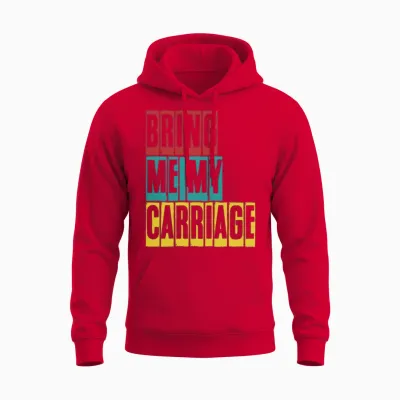 Horse Carriage Coachman Coachmen Unisex Hoodie - Red