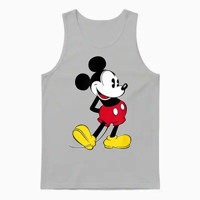 Disney Mickey Mouse Classic Pose Unisex Tank Top - Ash