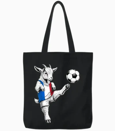Drapeau Français Hommes Femmes Enfants France Tote Bags - Black