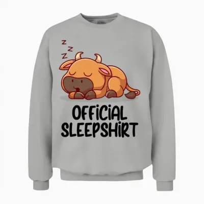 Funny Animal Shirt Funny Picture Unisex Sweatshirt - Ash