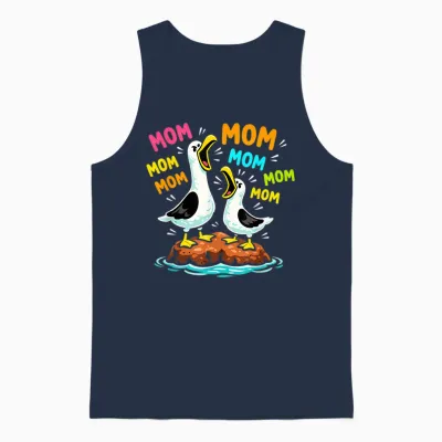 Mama Möwe Lustige Mama Möwen Muttertag Mama Humor Unisex Tank Top - Navy