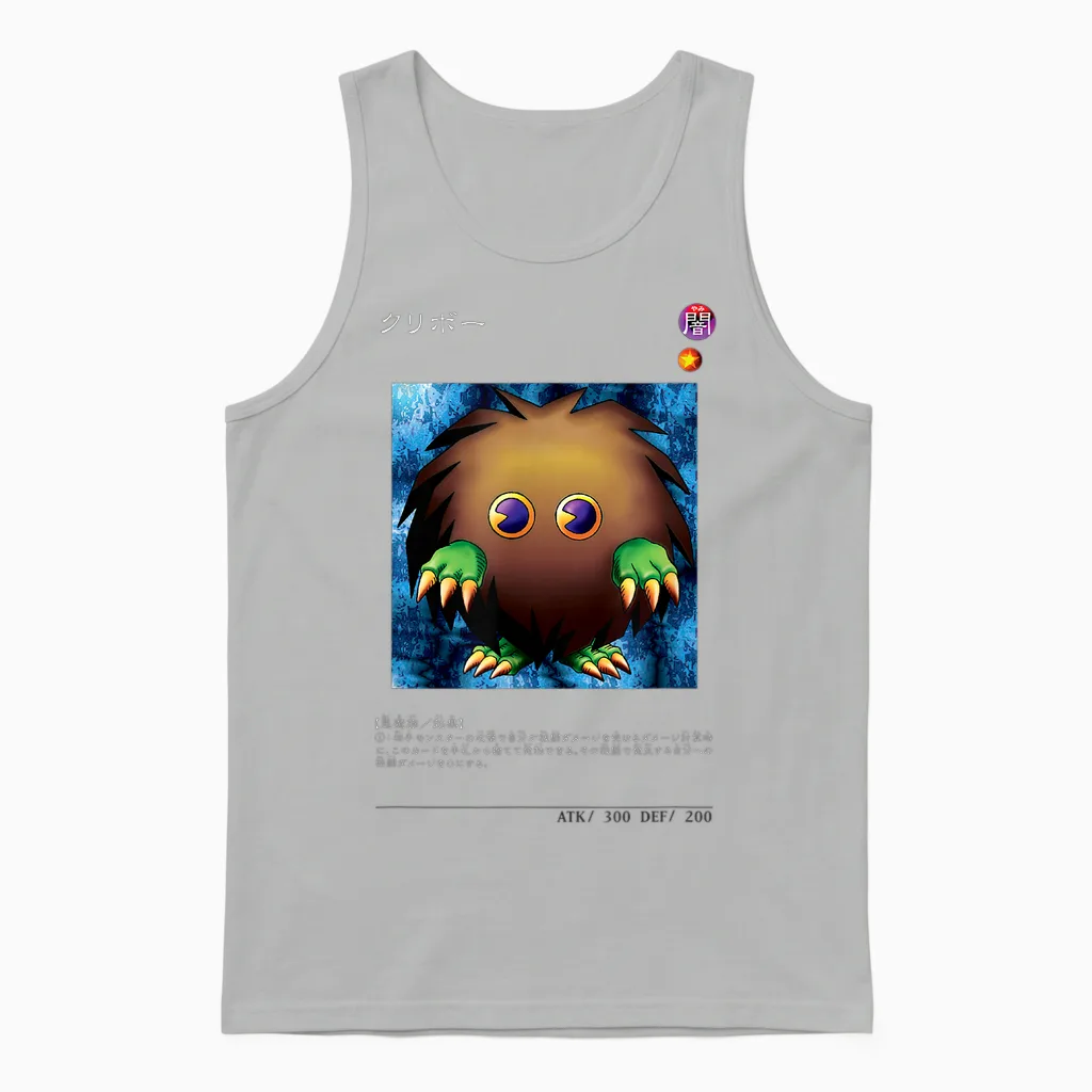 Yu-Gi-Oh! Battle Merch Papl1456 Von Kuriboh Mit Grafik-Gaming-Kartenmotiv Unisex Tank Top in Ash