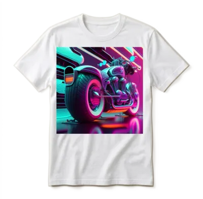 Ride the Retro Wave Unisex T-Shirt - White
