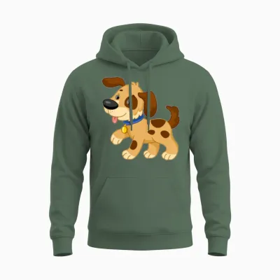 ☆☆dog Dog☆☆ Unisex Hoodie - Military Green