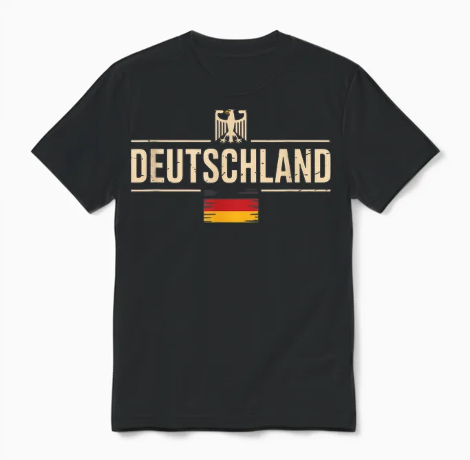 Flag Unisex T-Shirt in Black