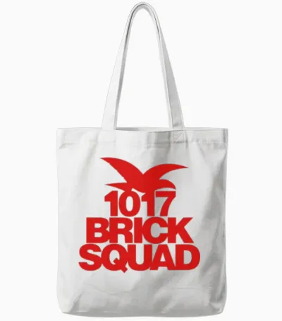 1017 Brick Squad Tote Bags - White