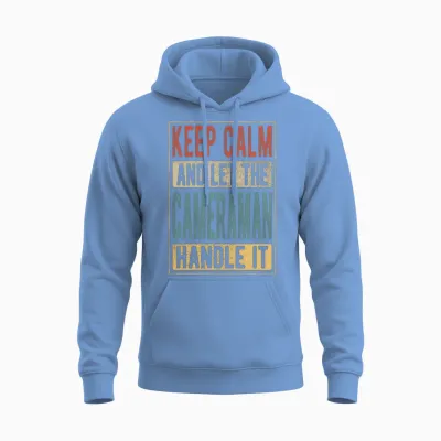 Cameraman Retro Gift Unisex Hoodie - Carolina Blue