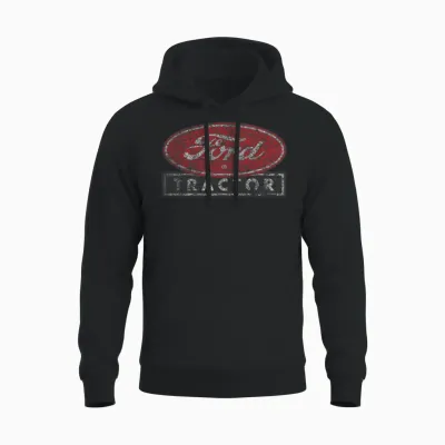 Ford Ford Tractor Birthday Chirstmas Present Unisex Hoodie - Black