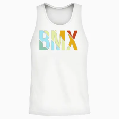 Bmx Retro Unisex Tank Top - White