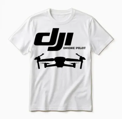 Dji Drone Pilot Unisex T-Shirt - White