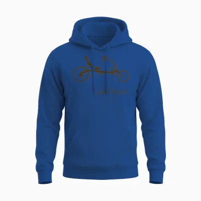Laid Back Recumbent T Unisex Hoodie - Royal