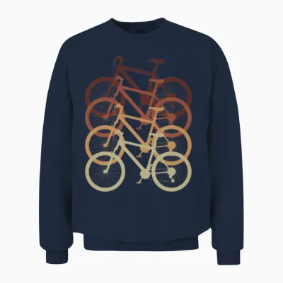 Vintage Bike Unisex Sweatshirt - Navy