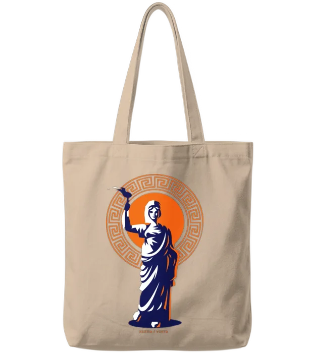 Greek Mythology - Hestia Tote Bags - Natural