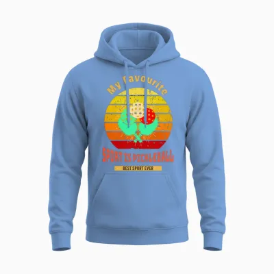 Funny Pickleball Unisex Hoodie - Carolina Blue