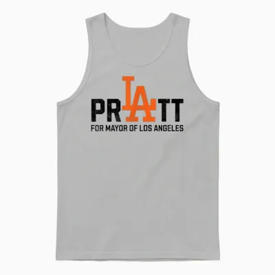 Pratt for Mayor Unisex Tank Top - Ash