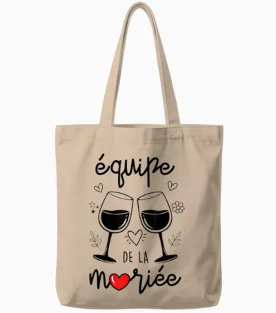 Drôle Femme Team De La Mariée Evjf Future Mariée Tote Bags - Natural