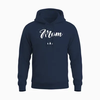 Mom Funny Christmas Unisex Hoodie - Navy