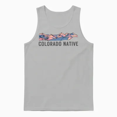 Colorado Native - Full Color Unisex Tank Top - Ash