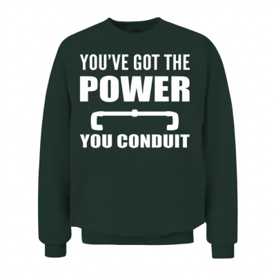 Funny Electrician Unisex Sweatshirt - Forest