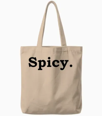 Spicy Tote Bags - Natural