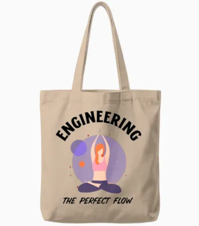 Engineering the Perfect Flow Tote Bags - Natural