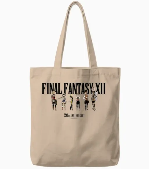 Final Fantasy Annivasary Collection Ffxii Special Art Tote Bags in Natural