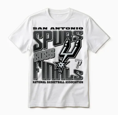 Nba San Antonio Spurs 2026 Finals Let's Go T Shirts and Tees for Men and Women Unisex T-Shirt - White