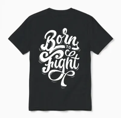 Born to Fight Unisex T-Shirt - Black
