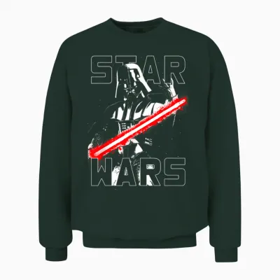 Star Wars Darth Vader Portrait of Light Unisex Sweatshirt - Forest