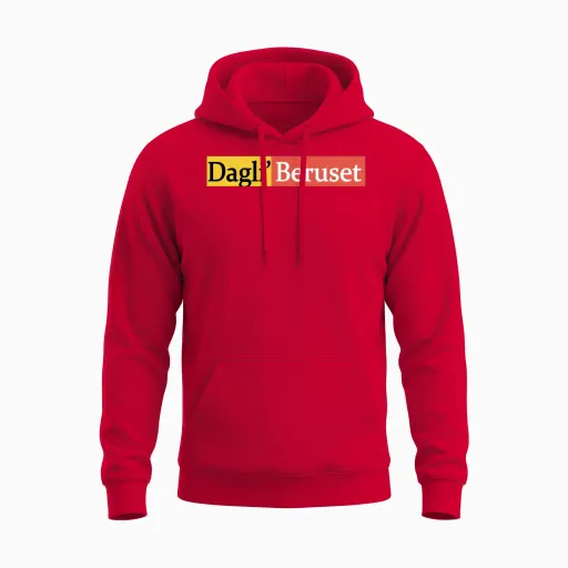 Dagli Beruset Unisex Hoodie - Red