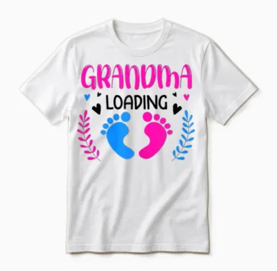 Damen Werdende Oma, Endlich Werde Ich Eine Oma Unisex T-Shirt - White