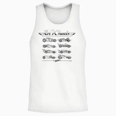 Hot Wheels – Autogitter Unisex Tank Top - White