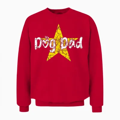 Dog Dad Unisex Sweatshirt - Red