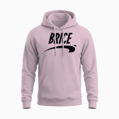 Brice in Nice Unisex Hoodie - Light Pink
