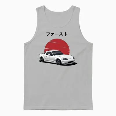 Mazda Miata Mx5 Unisex Tank Top - Ash