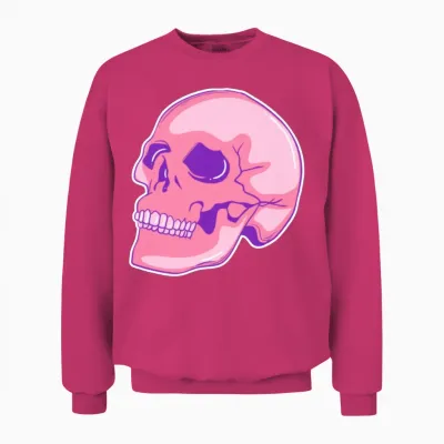 Funny Skull Unisex Sweatshirt - Heliconia