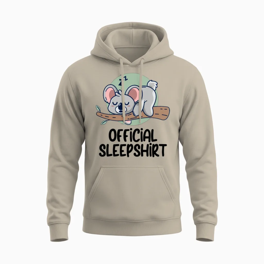 Funny Animal Shirt Funny Picture Unisex Hoodie in Sand