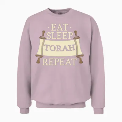 Funny Jew Isreal Unisex Sweatshirt - Light Pink