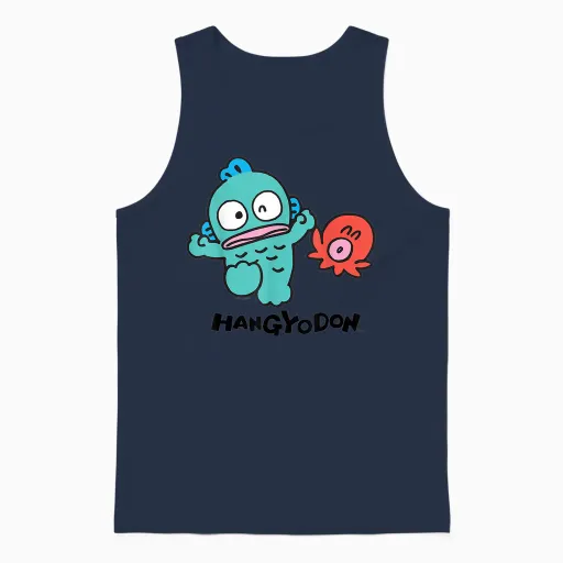 Hangyodon Classic Unisex Tank Top in Navy
