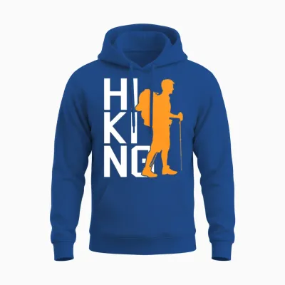 Hiking Unisex Hoodie - Royal