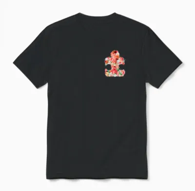 Autism Pocket Funny Unisex T-Shirt - Black