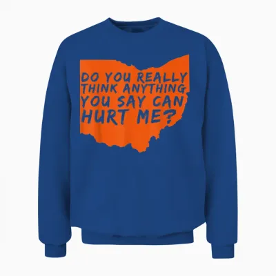 Being a Cleveland Fan T-Shirt - Funny Sports Unisex Sweatshirt - Royal