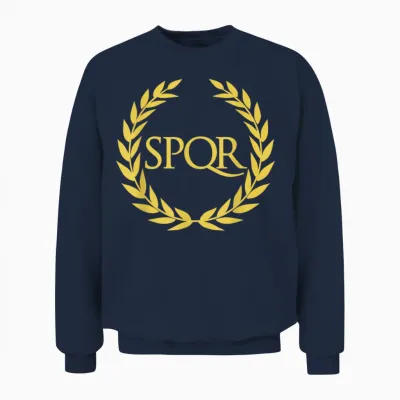 Ancient Rome Spqr T-Shirt, Red, S Unisex Sweatshirt - Navy